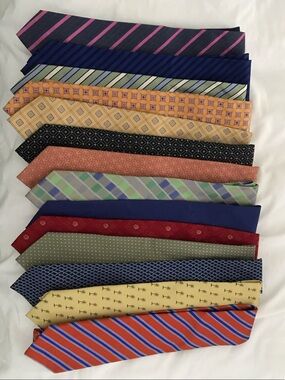 Men's Assorted Patterned Neckties - Multi-Color Set